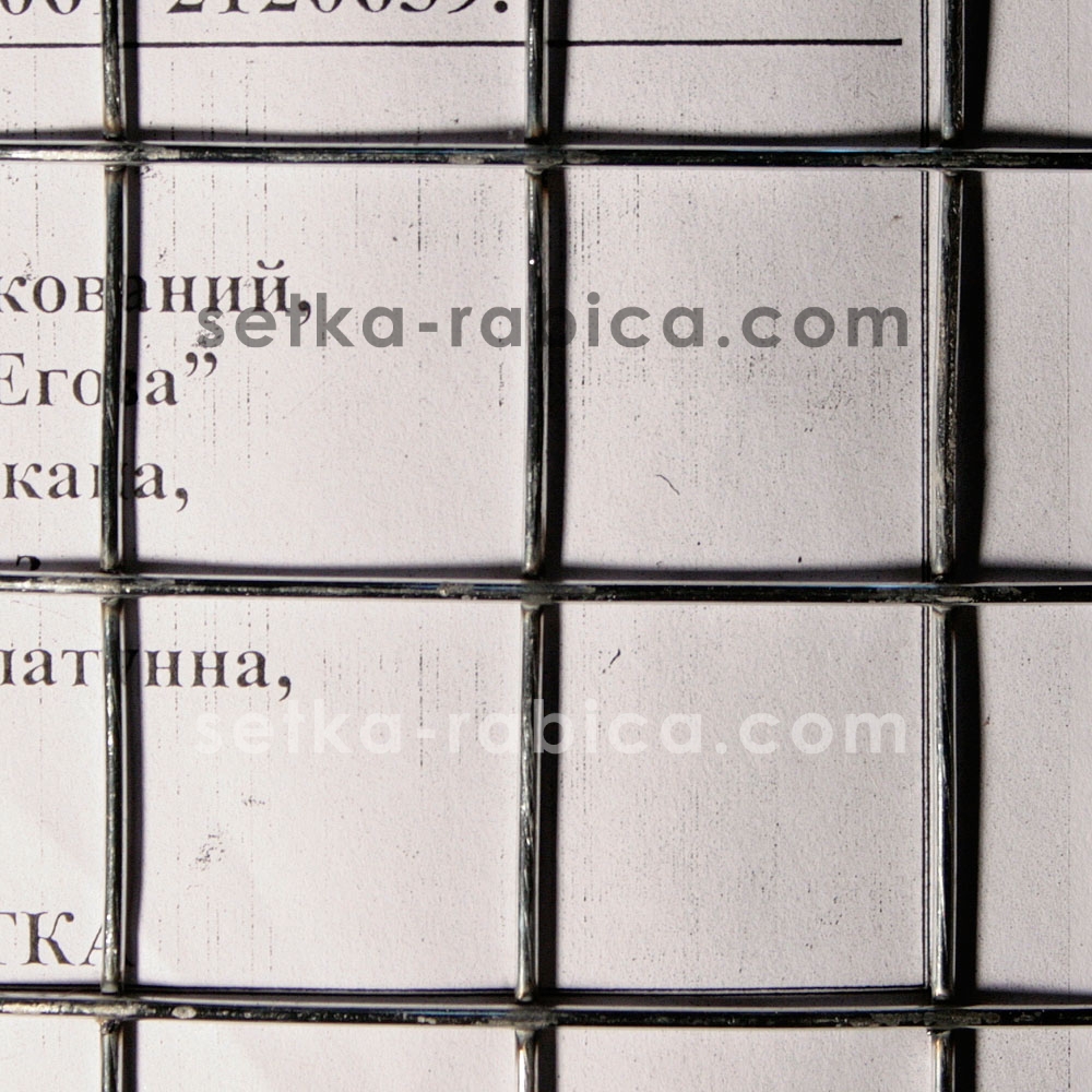 Сітка зварна 25х25х1,6 мм оцинкована, рулон 1х30 м Зображення 3