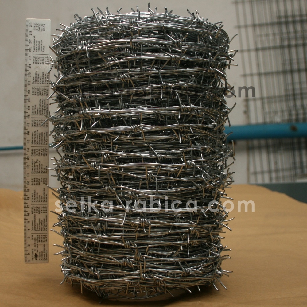 Колючая проволока двухосновная оцинкованная 1,8 мм Зображення 4