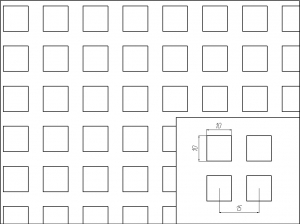 Перфорированный лист PA Qg10-15/1,5/1000x2000